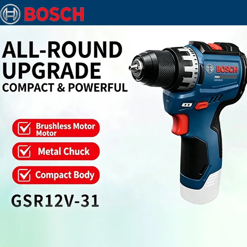 Power Tools Router - Taladro Eléctrico Bosch GSR 12V-31 Sin