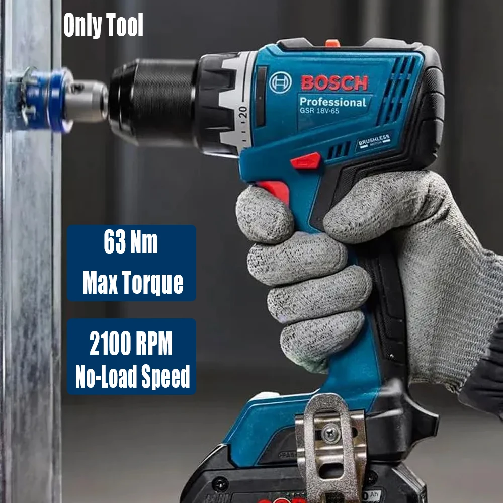 Power Tools Repairs - Taladro Eléctrico Bosch GSR 18V-65 sin