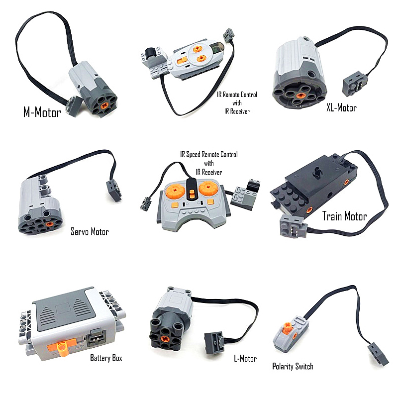 Power Tools Lego - Piezas Técnicas para Motor, Funciones Multipotencia