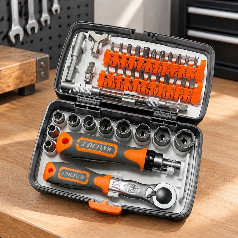 Power Tools Catalogue - Juego de destornilladores de carraca para