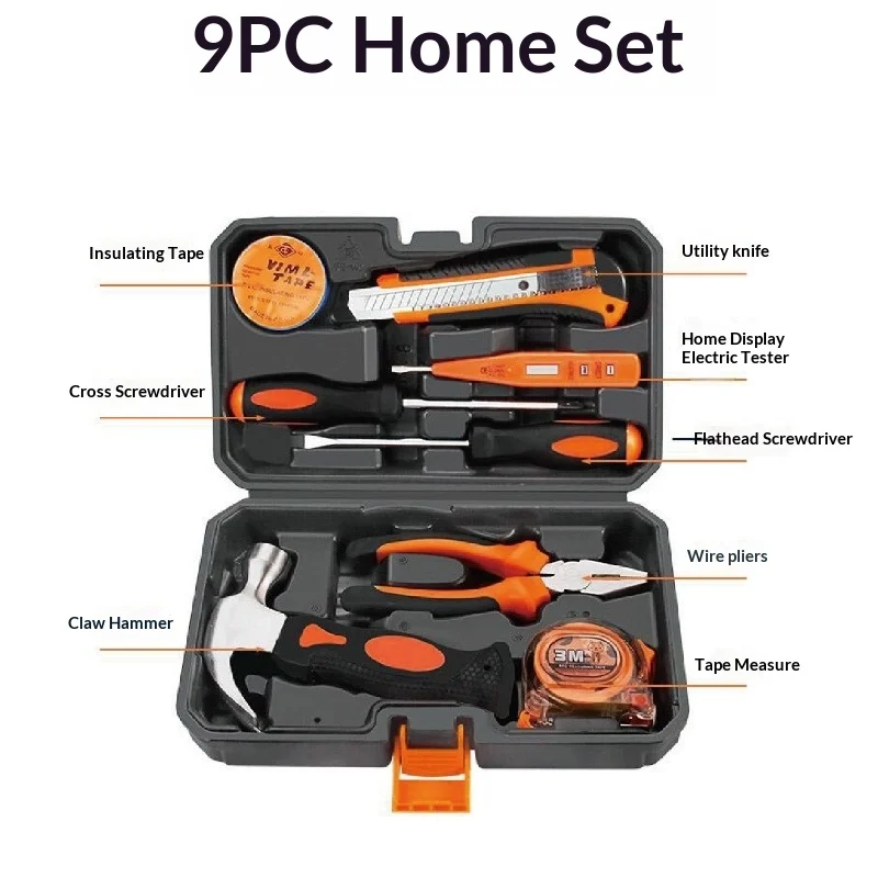 Power Tools Catalogue - Juego de Herramientas Manuales Multifunción, Caja