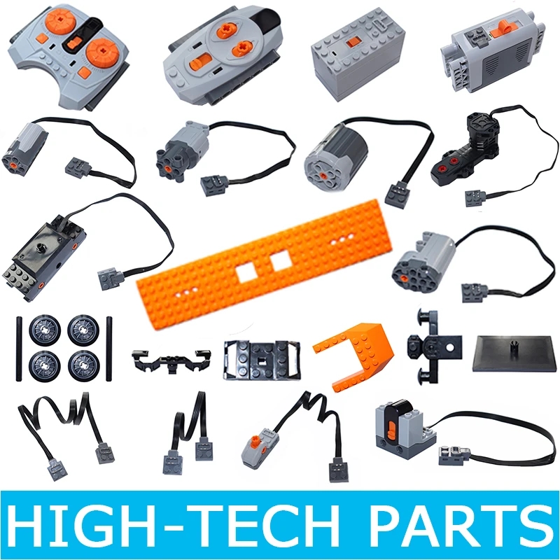 Power Tools Lego - Nuevas piezas de Motor técnico, funciones