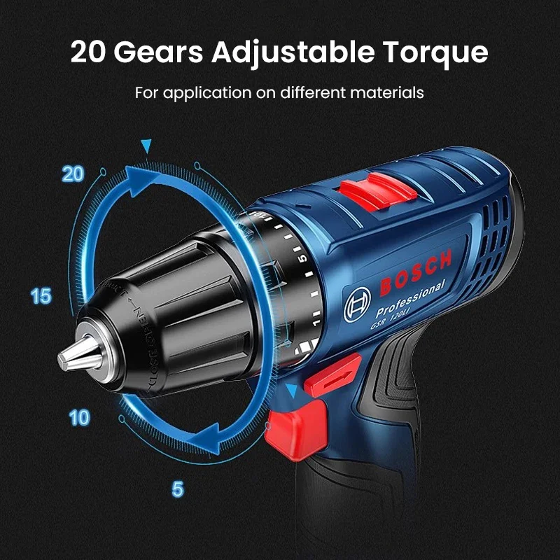 Taladro eléctrico Bosch GSR120 - Power Tools Router reseña y precio