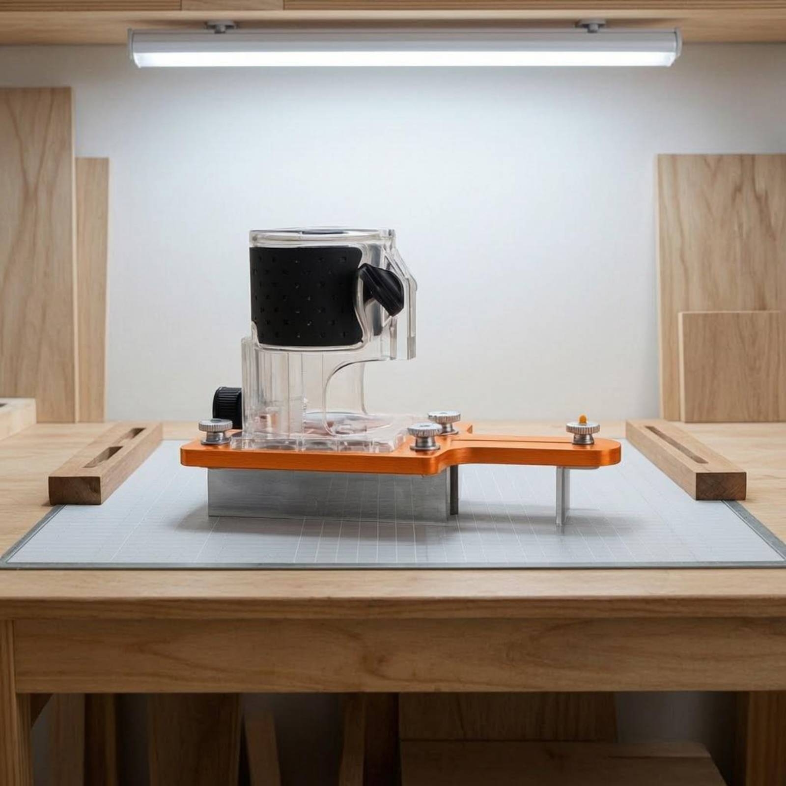 Soporte de guía para ranurado  - Power Tools Router reseña y precio