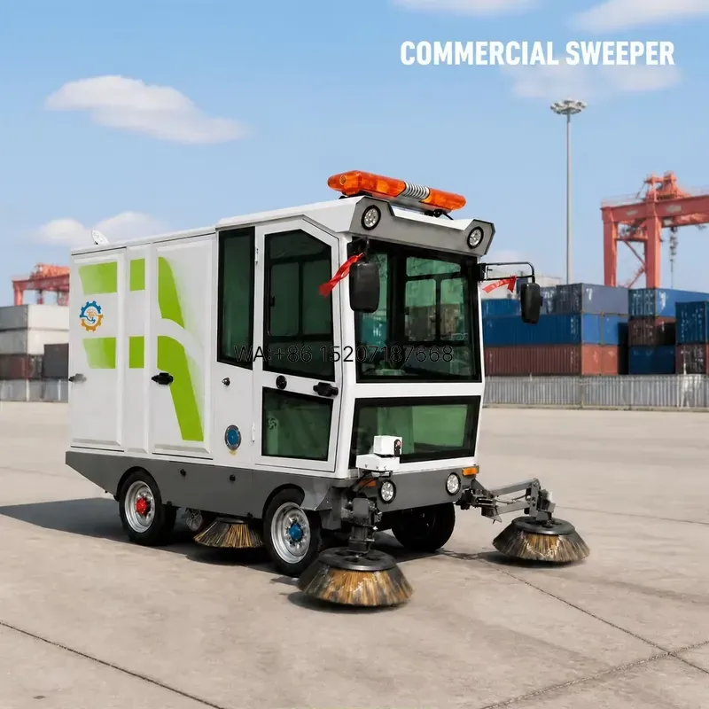 Barredora de Calles a Batería  - Power Tools Logistics reseña y precio
