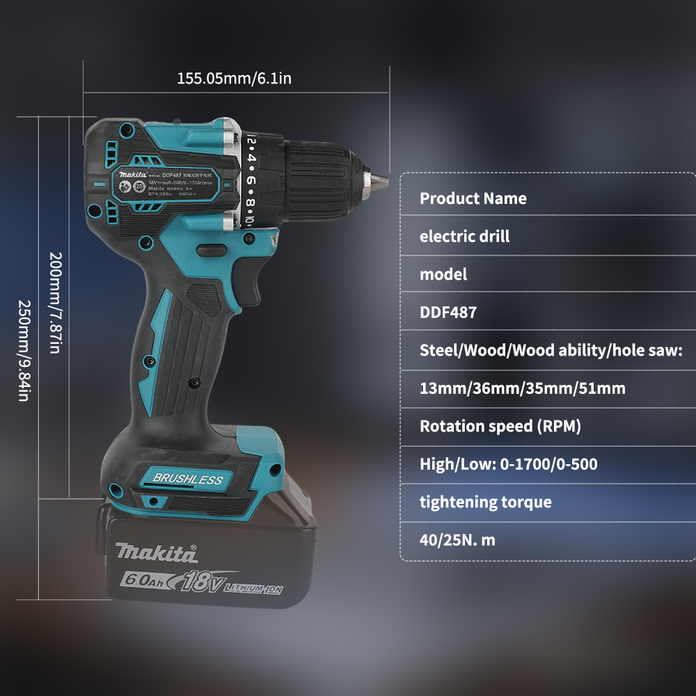 Taladro inalámbrico sin escobi - Power Tools Router reseña y precio