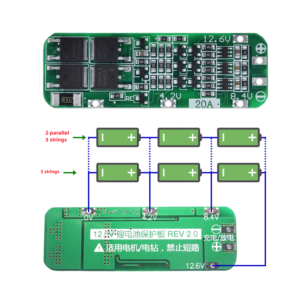 3S 20A Li-ion batería de litio - Power Tools Router reseña y precio